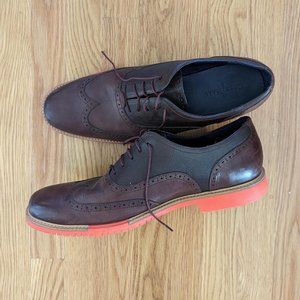 Cole Haan Wing Tip Brown Dress Shoes